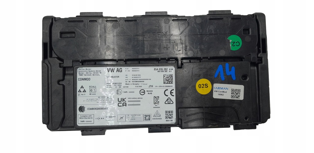 фото №1, Модуль telematic vw audi 85a035282