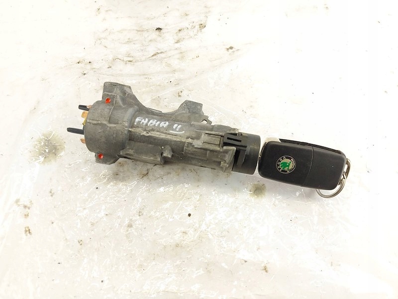 фото №14, Замок зажигания зажигания ключ ручка 4b0905851c 4b0905849 skoda fabia ii 542