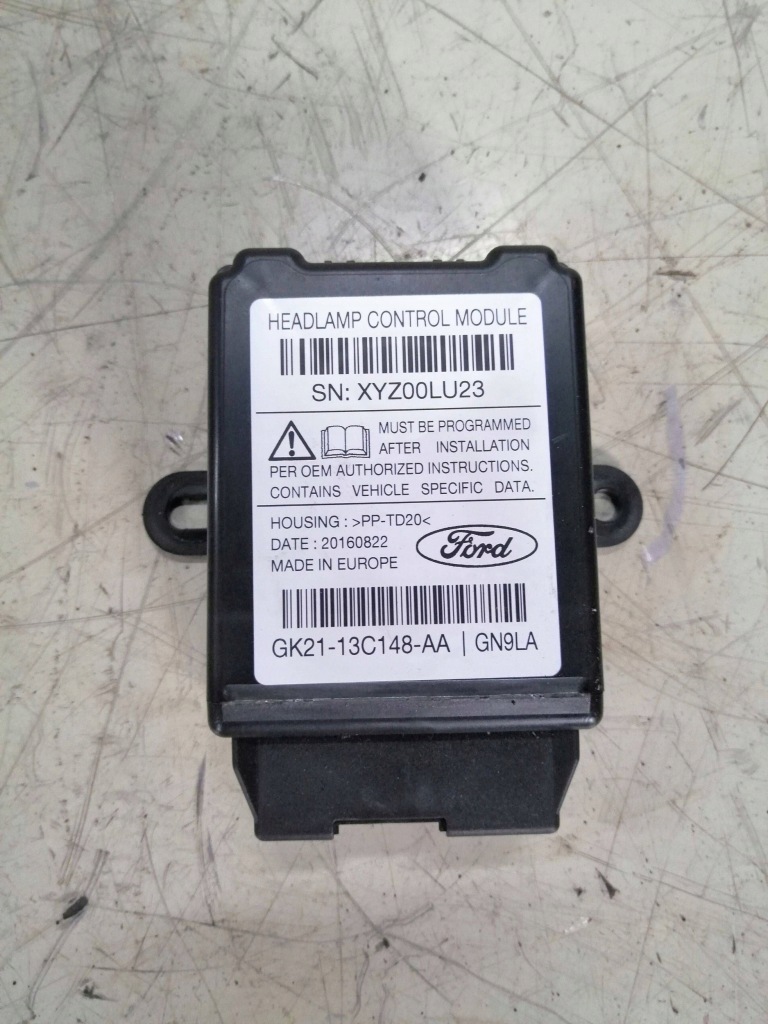 фото №1, Модуль света ford transit custom gk2113c148aa 2.0l дизель 125kw 2017