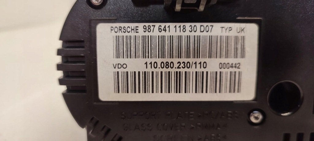 фото №8, Porsche cayman s 987 лічильник прилади mph anglik 98764111830 98764110632