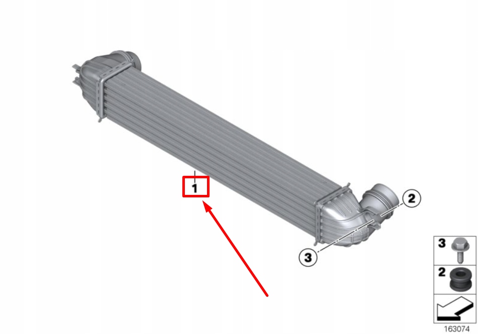 фото №3, Mini countryman r60 інтеркулер радіатор 8506904 17518506904