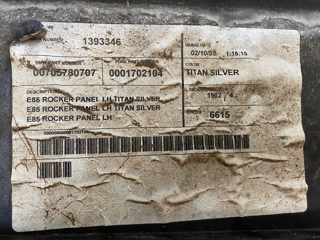 фото №9, Bmw z4 e85 молдинг поріг ліва 1393346