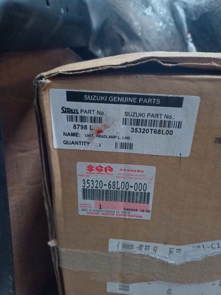 фото №13, Лампа обычная левый перед передняя левая suzuki swift iv 4 mk 7 10-17