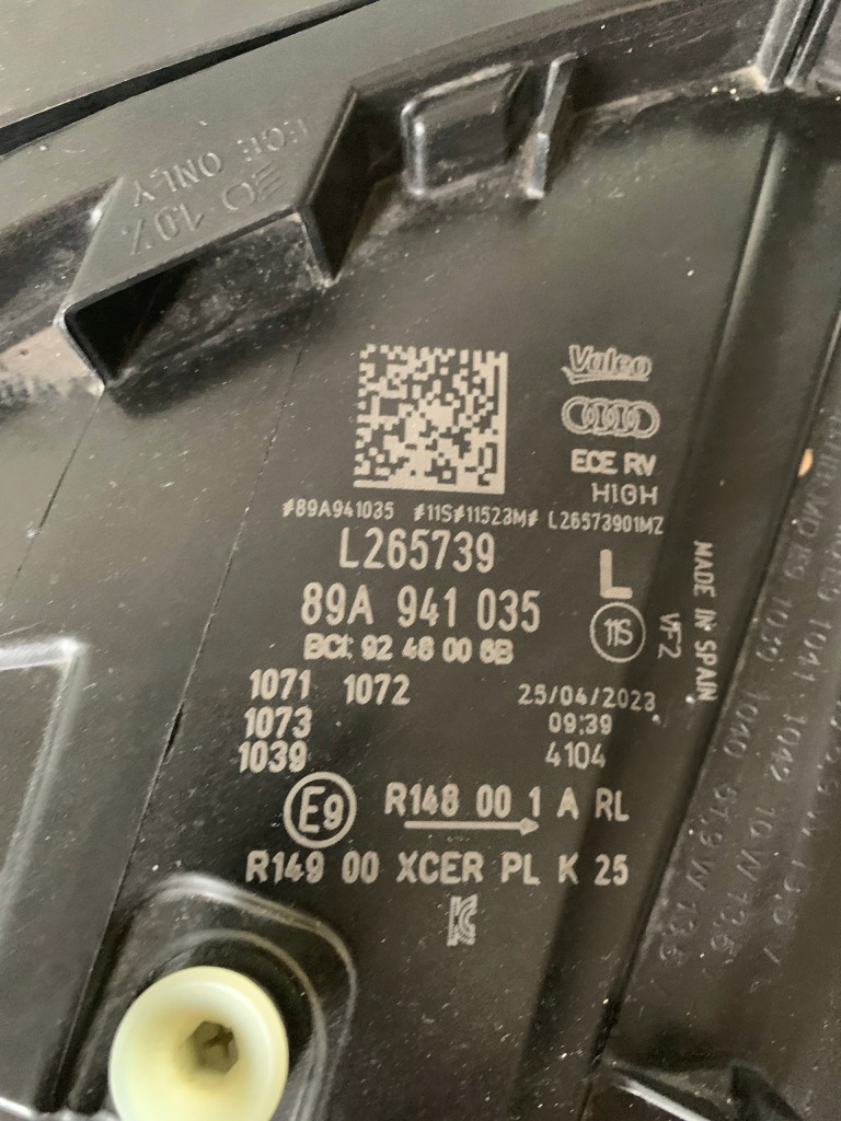 фото №10, Audi q4 e-tron лампа левая передняя перед full led matrix 89a941035 europa