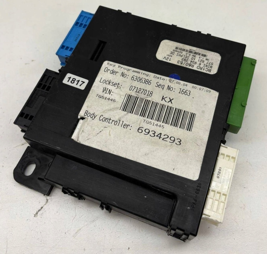 Купить Mini cooper r50 r53 модуль комфорта блок управления ecu 6934293 +