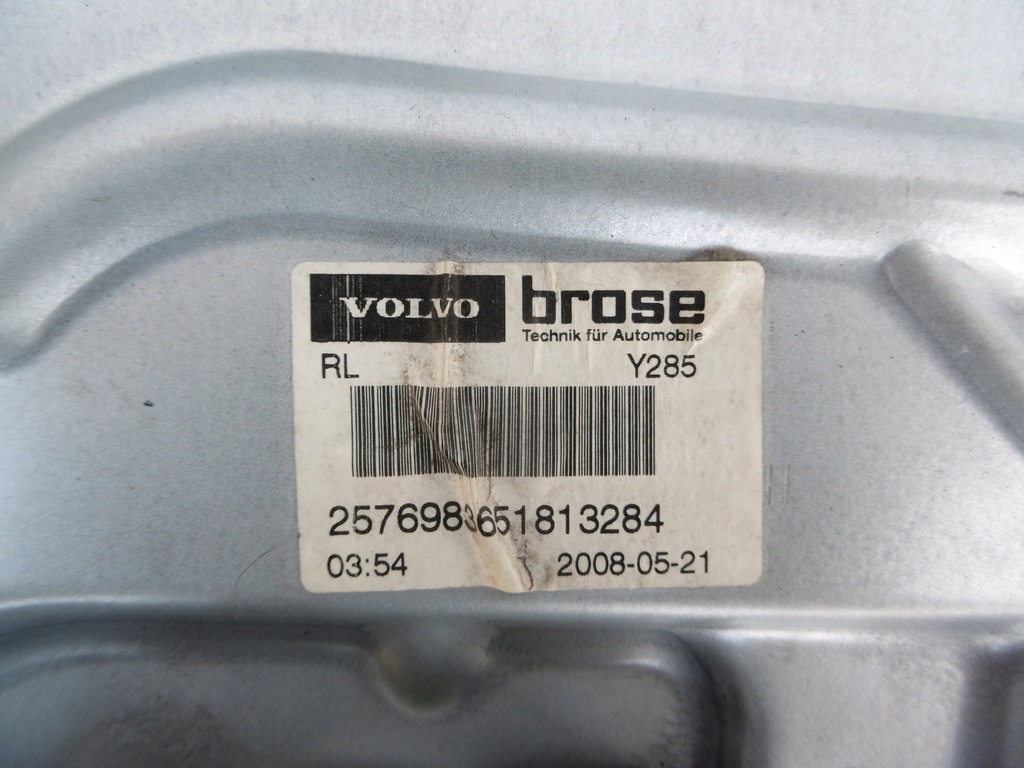 фото №9, Підйомник скло лівий задня volvo v70 iii s80 ii xc70