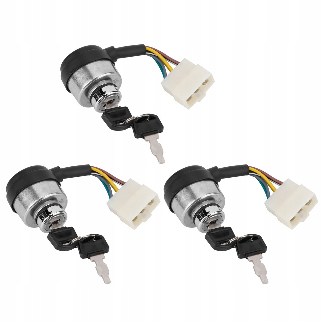 фото №6, 3x замок запалювання універсальна 6-przewodowy