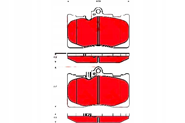 фото №1, Trw gdb3398 набір гальмівних колодок гальмівних, гальма дискові