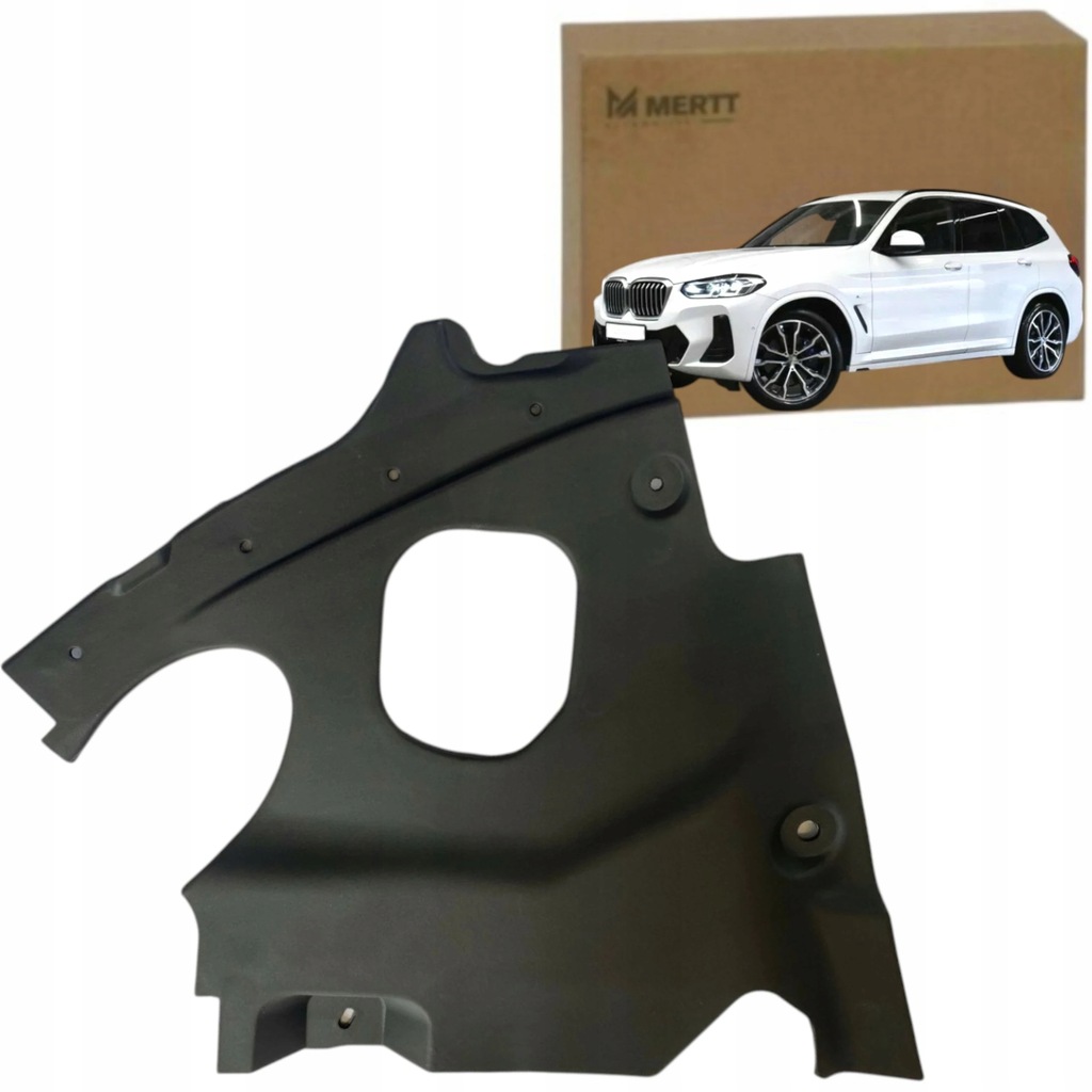 фото №1, Bmw g01 g02 захист фара поперечина відсік двигуна плита захист замка ліва