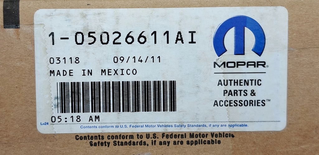 фото №5, Mopar модуль блок управления дверь 05026611ai k05026611ai