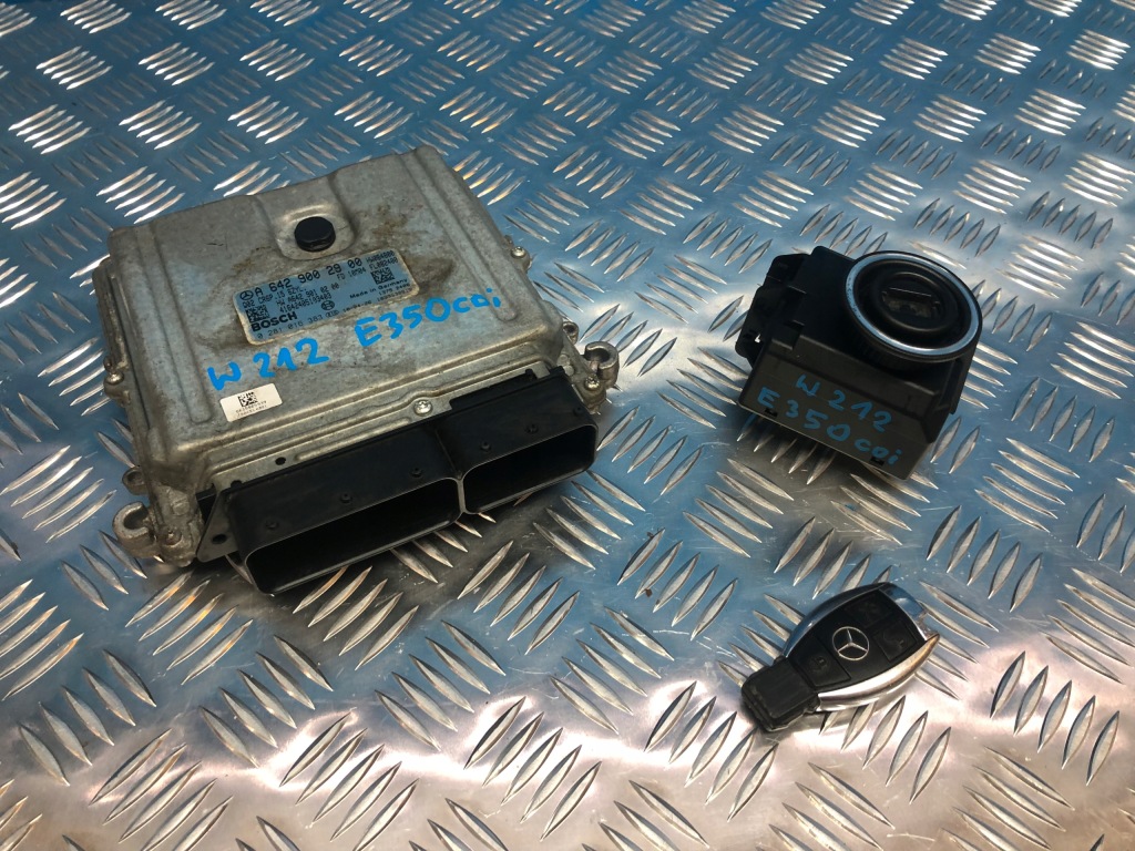 фото №1, Mercedes w212 e350 cdi набор стартовый бортовой компьютер