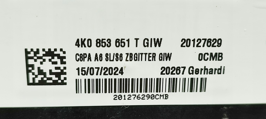 фото №7, Audi a6 c8 lift решётка радиатора 4k0853651t