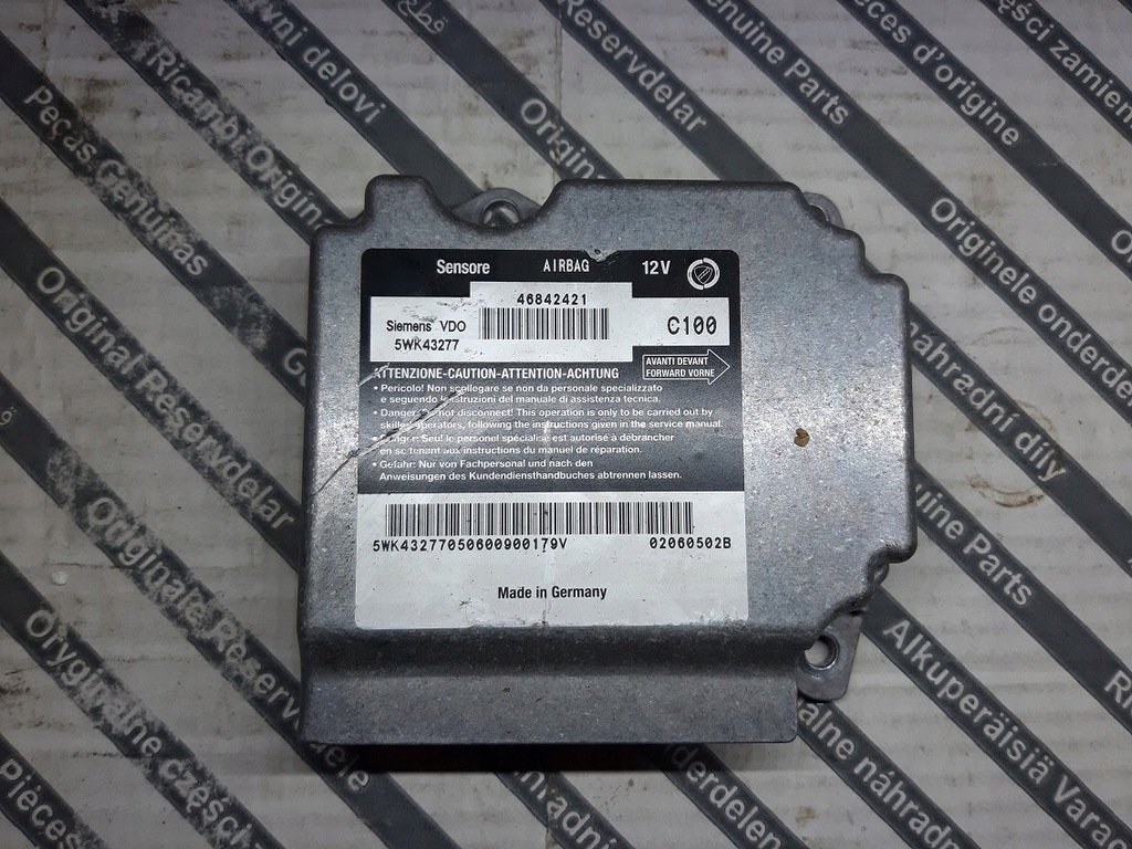 фото №1, Модуль подушка безопасности датчик подушек alfa 147 46842421