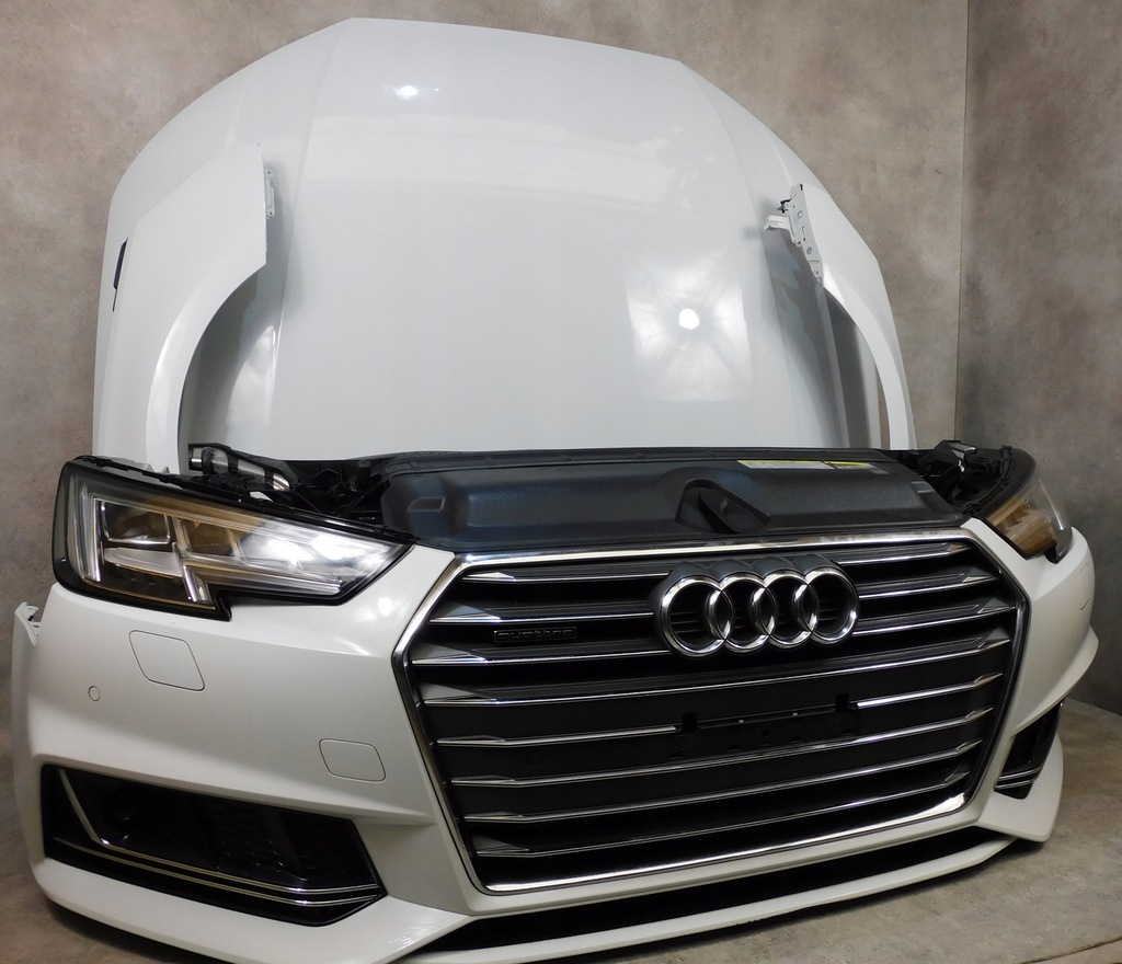 фото №9, Audi a4 b9 8w s line kompletny перед капот крылья бампер pas matrix ls9r