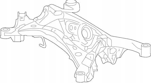 фото №1, Балка підвіска задня задня підрамник підрамник lexus rc 2015-