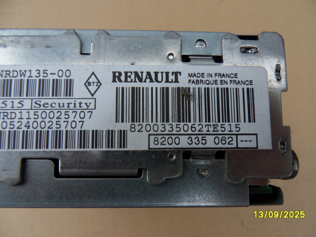 фото №8, Радіо cd заводський з код renault modus clio iii 3 8200335062