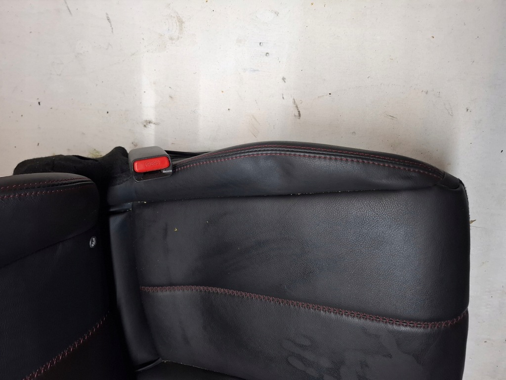 фото №8, Mazda mx5 iv nd 15-23r сиденье левый водителя кожа czarna czerwona нитка bose