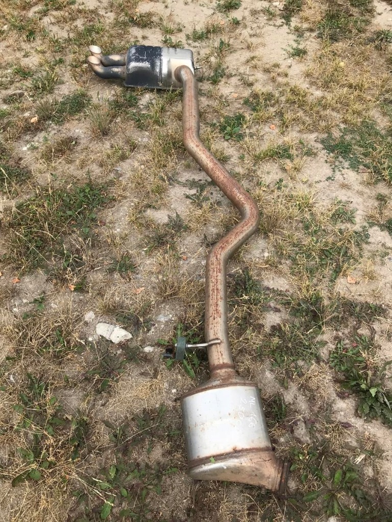 Купить Mercedes ml w166 166 250 cdi выхлоп гаситель