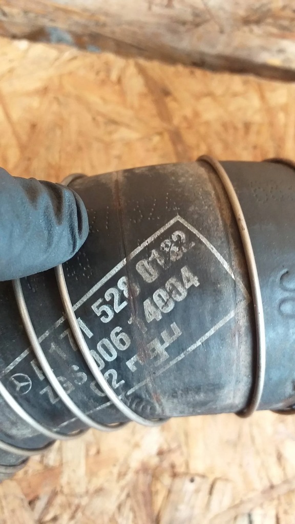 фото №4, Mercedes slk r171 1.8 k wąż / труба інтеркулер