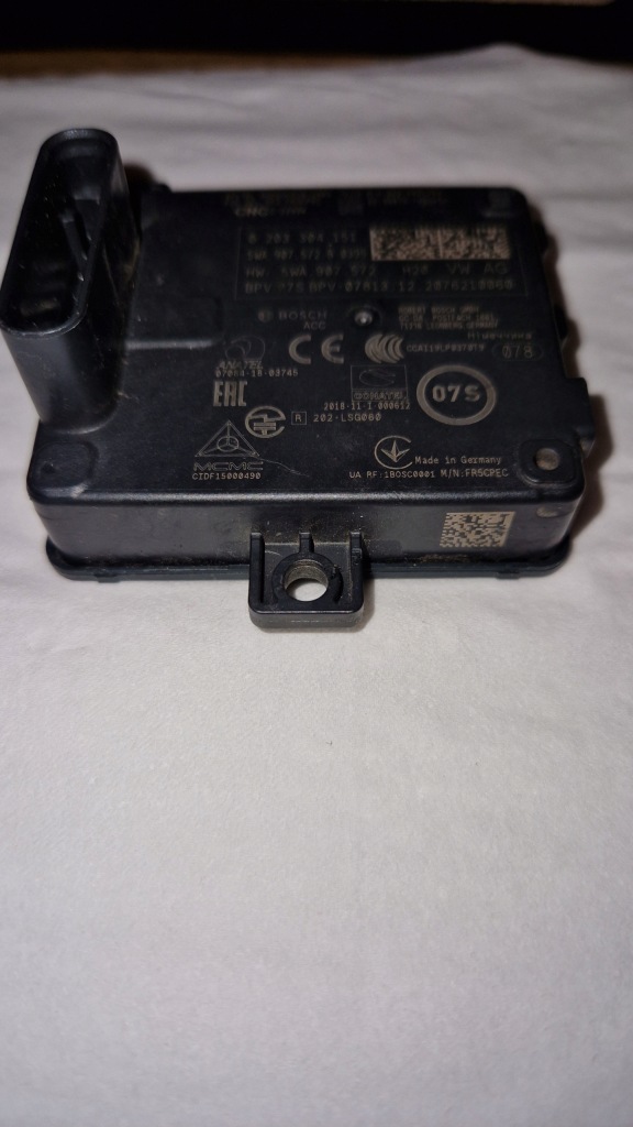 фото №2, Vw golf vlll радар дистроник датчик модуль 5wa.