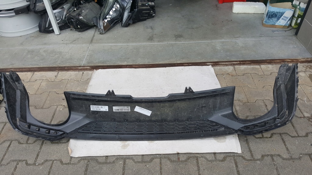 фото №11, Накладка дифузор спойлер бампера заднього audi rs5 8w6807521al демонтаж