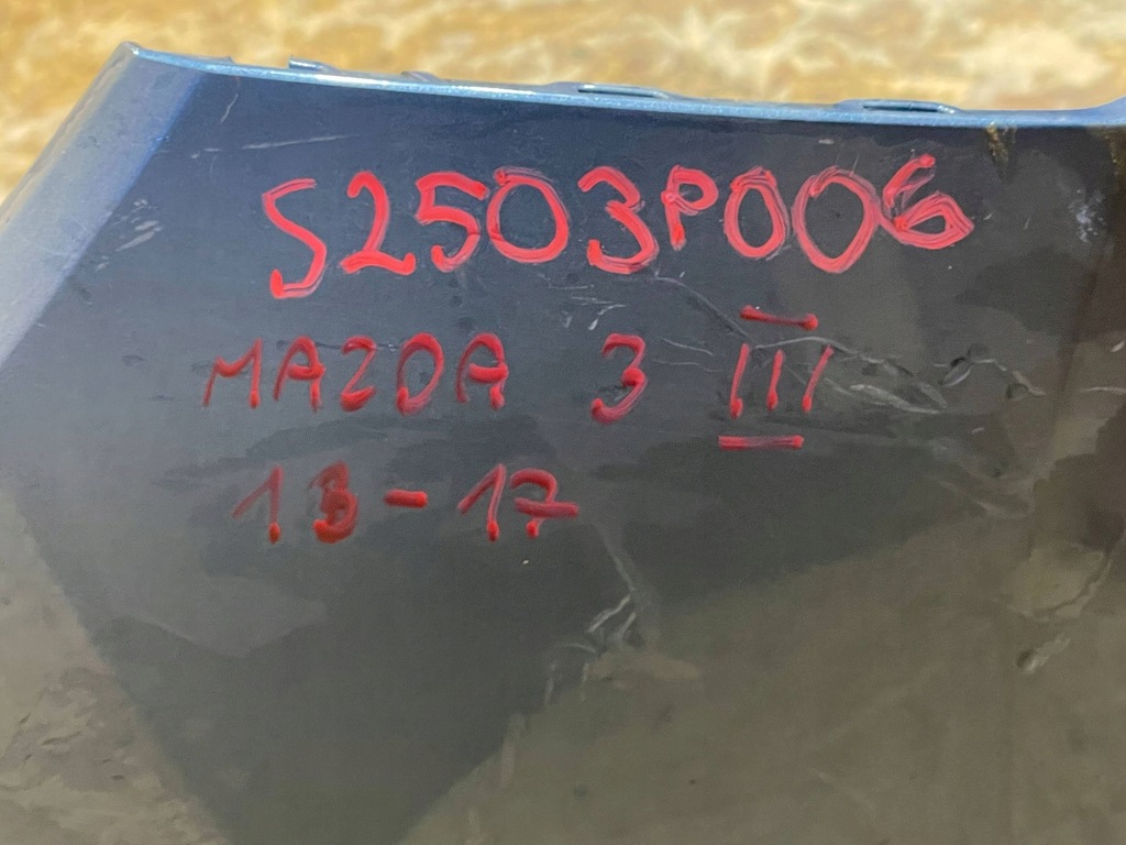 фото №11, Mazda 3 bm iii 13-16 бампер перед передній