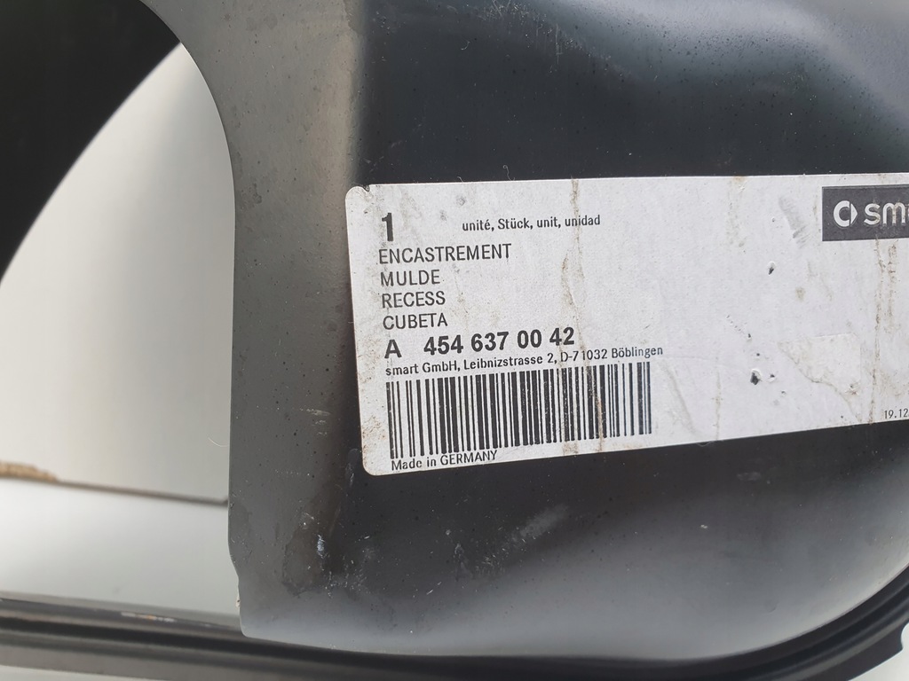 фото №4, Захист заливна горловина пального smart forfour 454