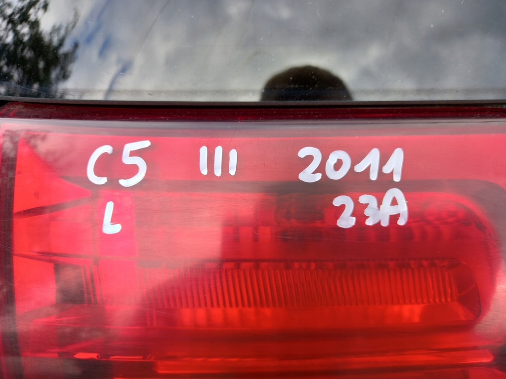 фото №7, Citroen c5 iii лампа лівий задня ліва кришка багажника w кришка