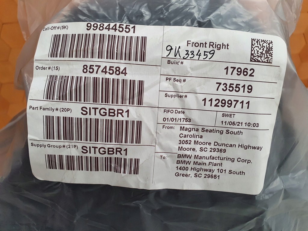 фото №13, Bmw x5 g05 сиденья sport сиденье правый левый nowe память с подогревом