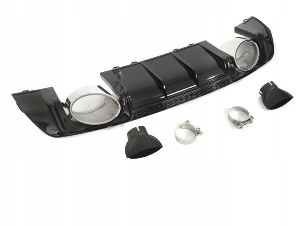 фото №1, Диффузор do audi tt 8s 14-18 глянцевый black sport