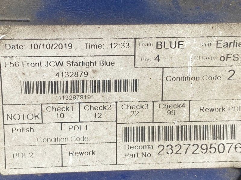 фото №6, Mini one cooper f56 решітка бампера перед