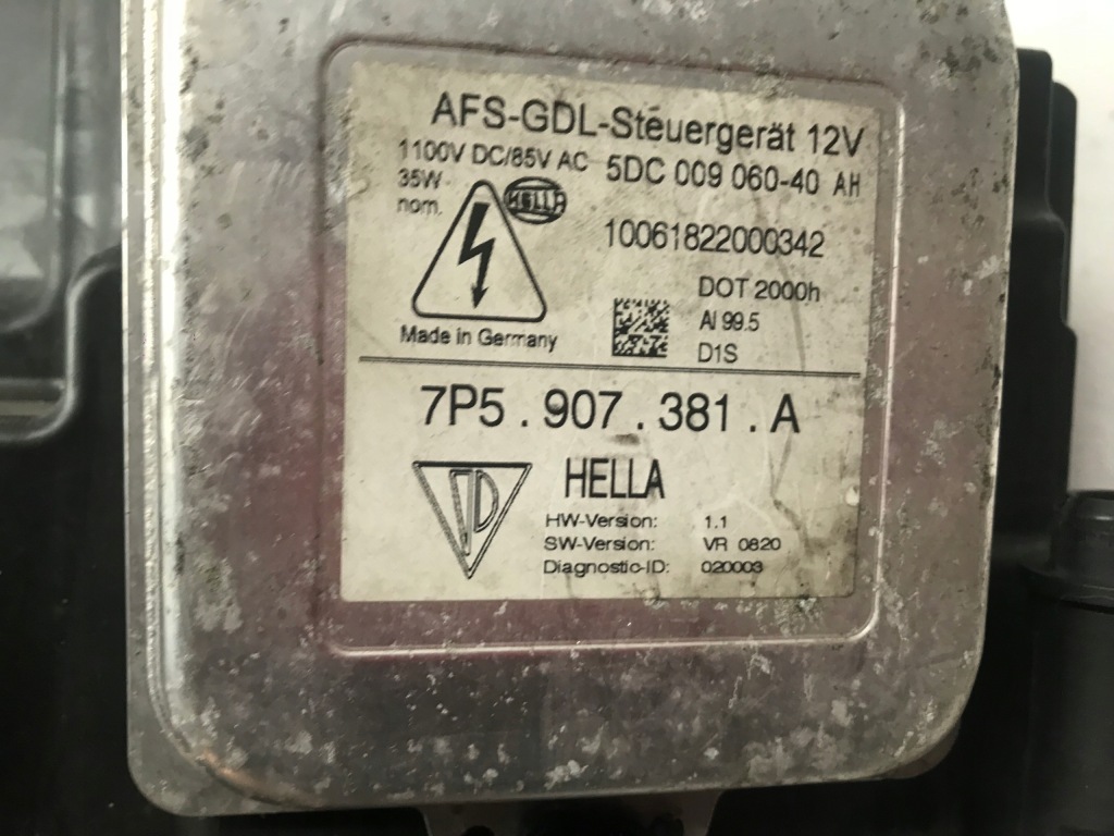 Купить Porsche cayenne 7p фара перед фара ксенон led правая  левый комплект европа