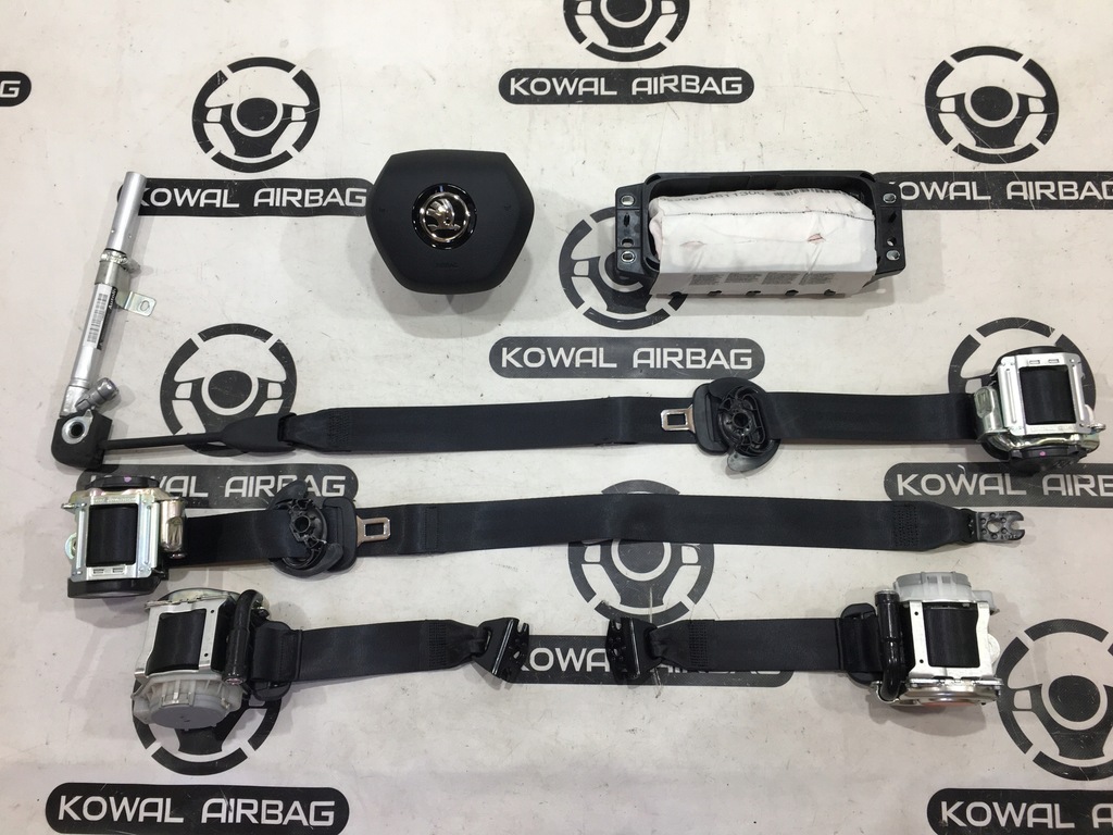 фото №8, Skoda fabia 4 iv 21r приборная панель консоль nowa подушка безопасности ремни оригинал