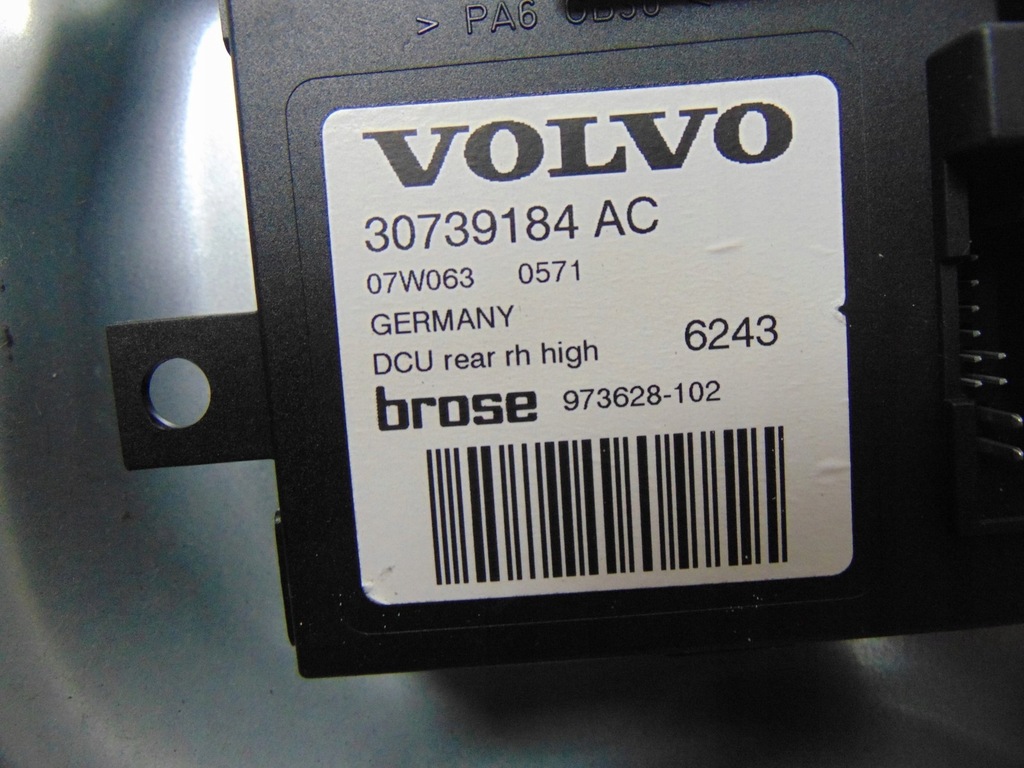 фото №8, Механизм стекло правый задняя volvo v50 30739184