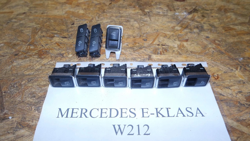 фото №1, Кнопка кнопки стекло блокировка дверь крышки mercedes w212