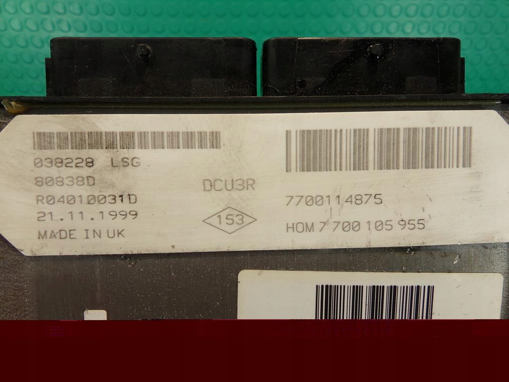 фото №4, Renault kangoo i 1.9d бортовий комп'ютер 7700114875