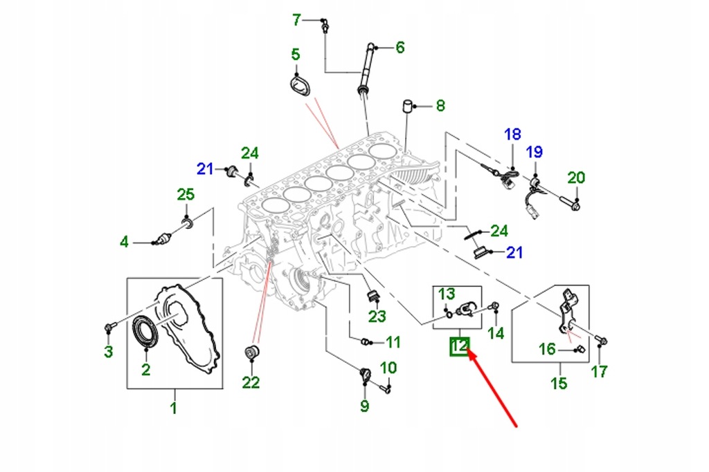 фото №8, Jaguar f-pace x761 насадка охлаждающая поршень nowa оригинальная aj813393