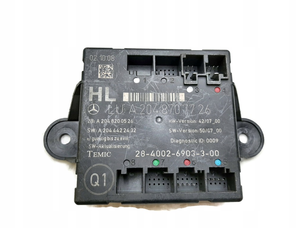 фото №1, Mercedes w204 l.t модуль двері a2048707726