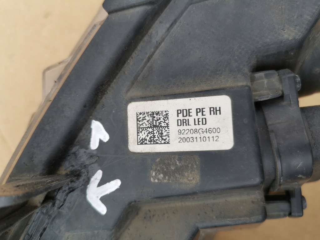 Hyundai i30 3 3 рестайлинг  противотуманная фара led dziennej движение Оригинал