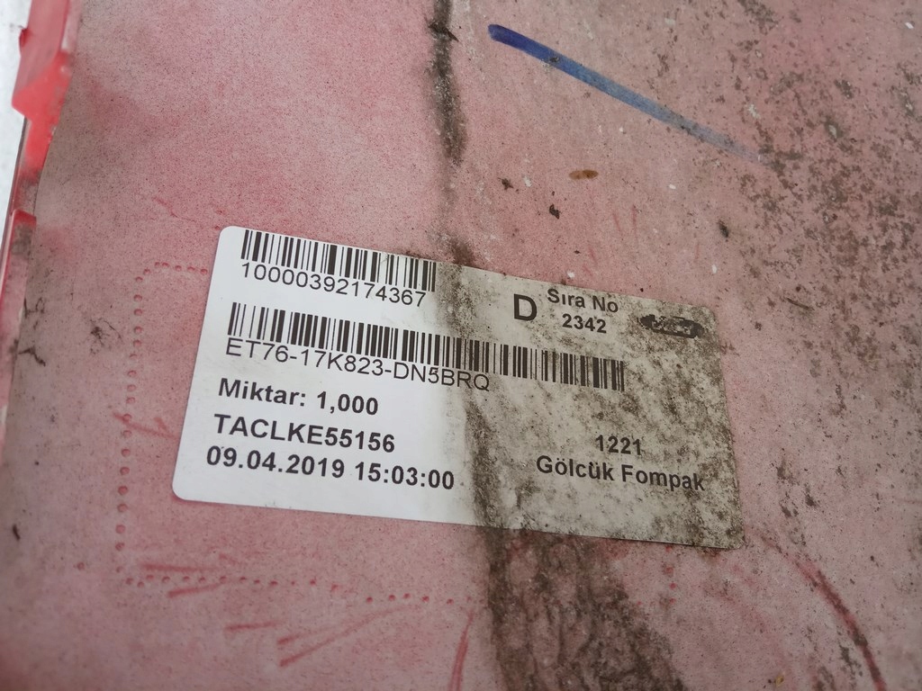 фото №13, Ford transit courier 2014-18r. - бампер задняя