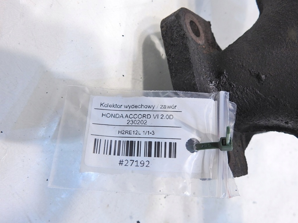 фото №6, Колектор випускний клапан honda accord vi 2.0 d