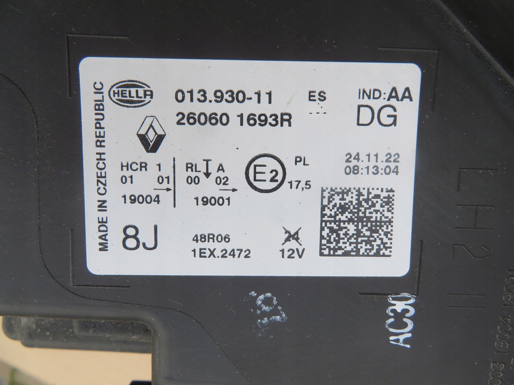 фото №15, Лампа левая full led renault captur 2 ii hf 2020- 260601693r