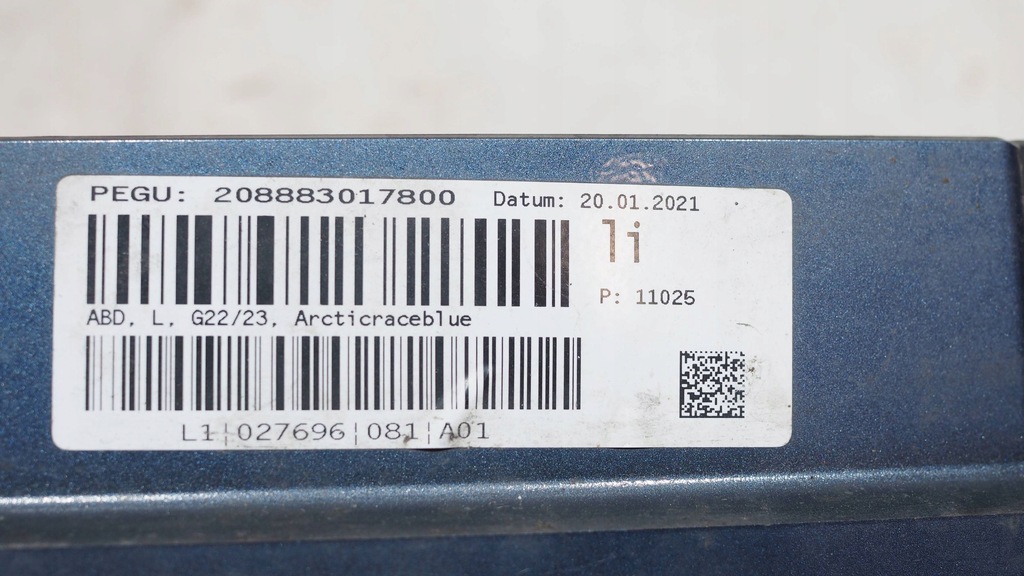 фото №14, Накладка поріг ліва bmw 4 coupe g22 g23 поріг лівий artic race blue