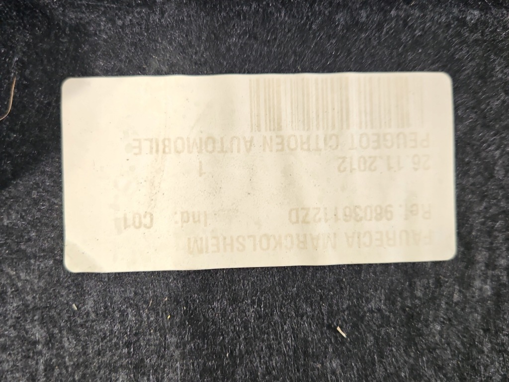 Полиця задня задній багажника ds5 2011-2015 Зі Шроту