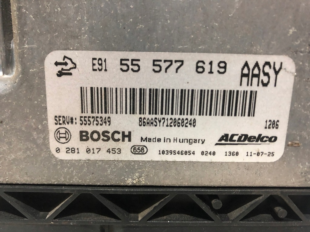 фото №9, Бортовой компьютер двигателя opel insignia a 2.0 cdti 55577619