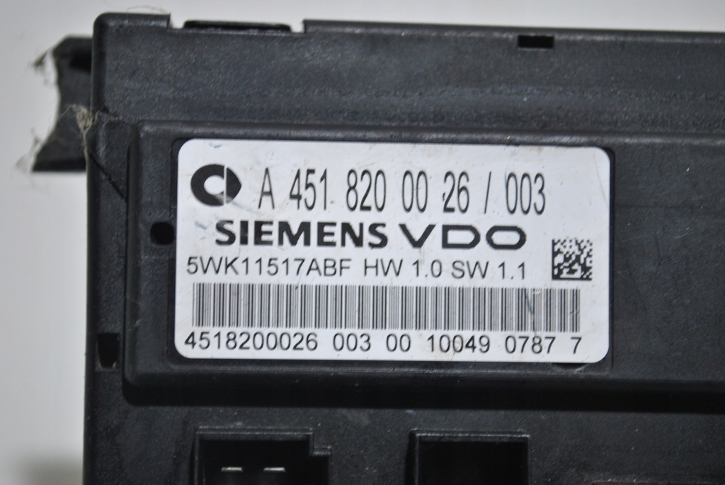 фото №8, Модуль bsi smart fortwo ii a4518200026