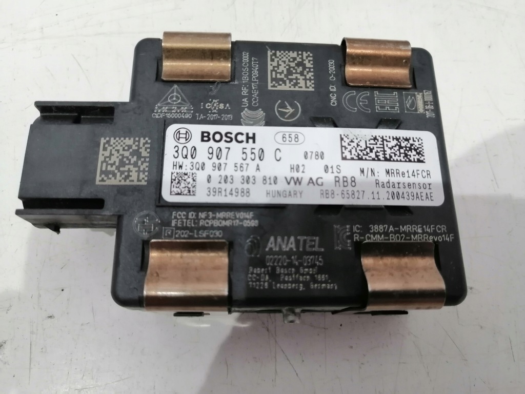 фото №1, Радар датчик distronic 3q0907550c
