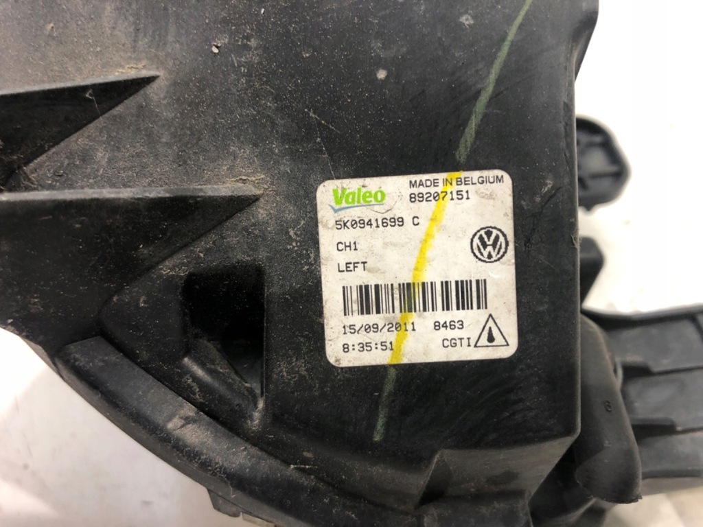 фото №5, Противотуманная фара левый перед vw golf vi 5k0941699c