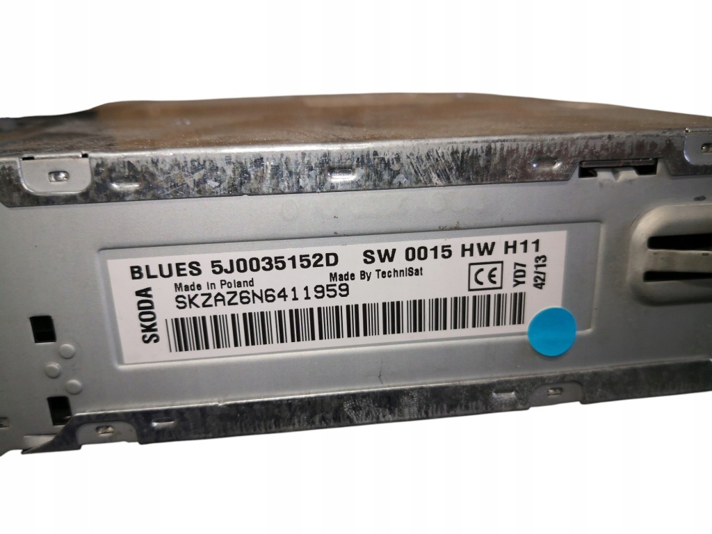 фото №7, Радіо cd оригінальні skoda fabia ii lift 5j0035152d