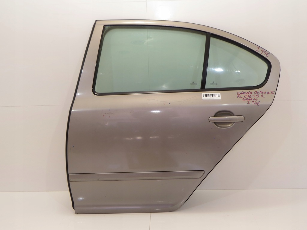 фото №7, Дверь левый задняя skoda octavia ii fl 08-13r #